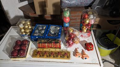 palline e luci natale