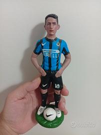 statuetta Roberto baggio inter 20 cm san Gregorio 
