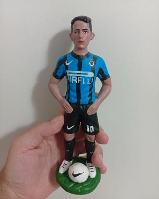 statuetta Roberto baggio inter 20 cm san Gregorio 