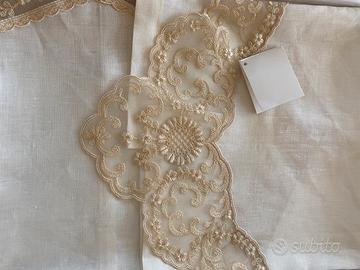 Coppia lino colore panna