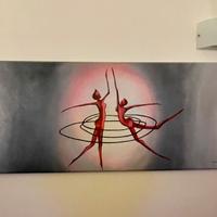 Quadro moderno dipinto su tela