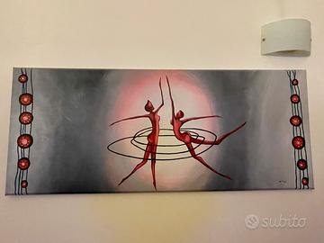 Quadro moderno dipinto su tela