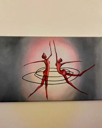 Quadro moderno dipinto su tela
