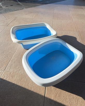 Lettiera per gatto aperta