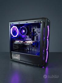 PC Gaming RGB - Ryzen 5 4500, RX 6600, 16/512GB