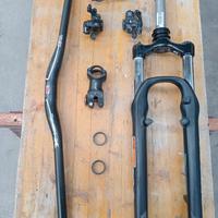 Forcella+Manubrio+Attacco Man.+Pinze freni a disco