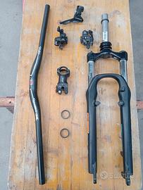 Forcella+Manubrio+Attacco Man.+Pinze freni a disco