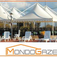 Gazebo nuovi certificati uso pubblico fiera lavoro