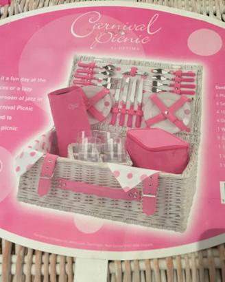 Cestino da picnic per 4 persone idea regalo