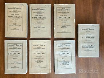 Teatro Completo Di Shakespeare - UTET 1859 Rusconi
