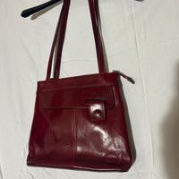 Borsa zaino in pelle Fantini Bordeaux
