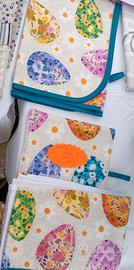 tre pezzi teleria cucina 