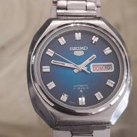 seiko 5 vintage blu