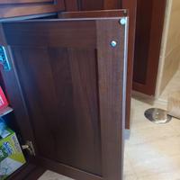 MOBILE COMPLETO bagno in VERO legno colore m