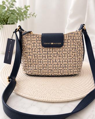 Borsa Tommy Hilfiger a tracolla nuova con cartello