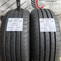 2 PNEUMATICI 205/55 R16 SAVA ESTIVE SEMINUOVE