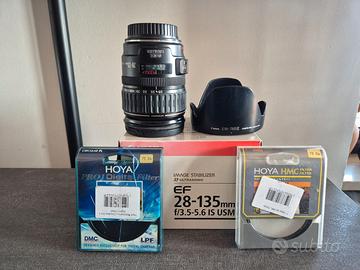 Obiettivo Canon EF 28-135mm f/3.5-5.6 IS USM usato