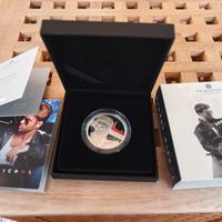 George Michael 2 Pound silver coin limited edition