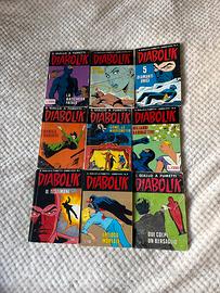Lotto diabolik anni 60-70 numeri originali in lire
