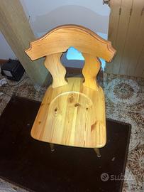 Sedia in legno