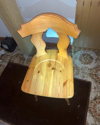 Sedia in legno