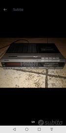Philips radio registratore cassette sveglia lcd
