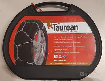 Catene da neve auto Taurean 9 mm nuove 