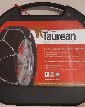 Catene da neve auto Taurean 9 mm nuove 