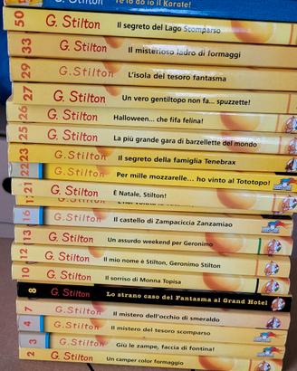 libri Geronimo Stilton  euro 3 l'uno