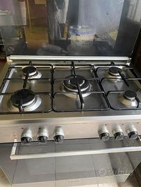 Cucina a gas glem 5 fuochi