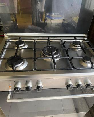 Cucina a gas glem 5 fuochi