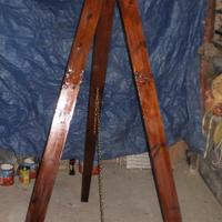 CAVALLETTO ESPOSITORE in legno vintage