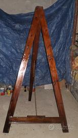 CAVALLETTO ESPOSITORE in legno vintage