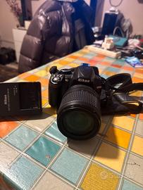 Machina fotografia Nikon D3100 -nero con obietivo