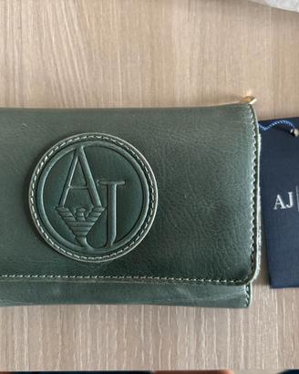 portafoglio da donna Armani Jeans colore verde