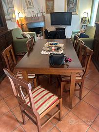 TAVOLO IN LEGNO ALLUNGABILE