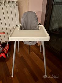 Seggiolone Ikea con vassoio