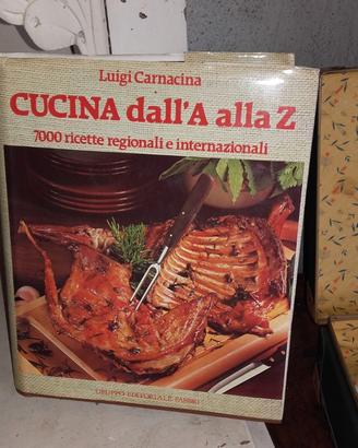 Libri ricette Cucina dall'A alla Z Luigi Carnacina