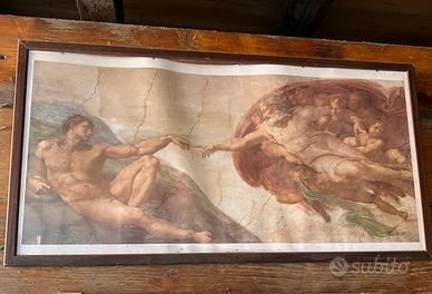 Quadro raffigurante “La Creazione di Adamo”