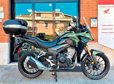 HONDA CB500 X (2022)-10700km - garage- full- verde