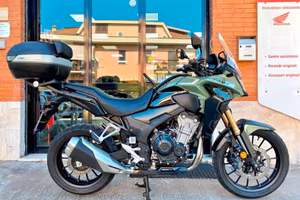 HONDA CB500 X (2022)-10700km - garage- full- verde