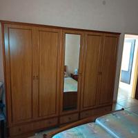 camera da letto in legno 