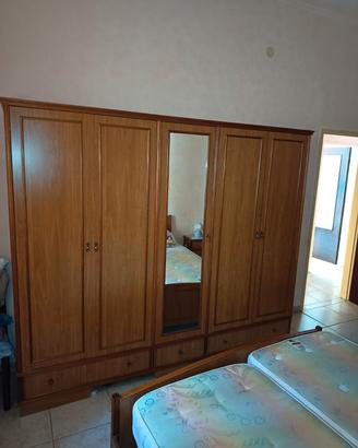 camera da letto in legno 
