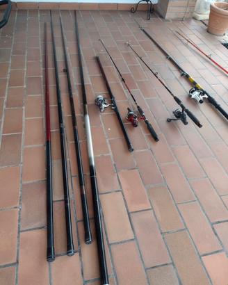 canne da pesca e accessori