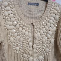 cardigan intarsiato