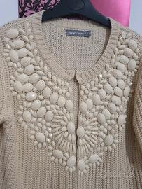 cardigan intarsiato