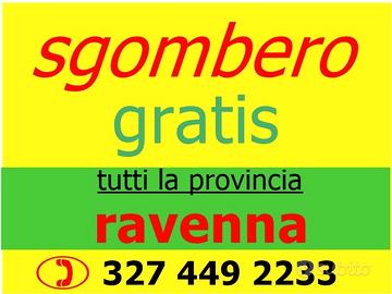 Sgombero gratis ravenna e provincia 3274492233