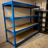 Scaffale 4 ripiani carichi pesanti