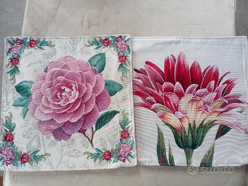 2 copri cuscini in gobelin