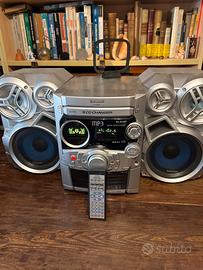 Impianto stereo panasonic